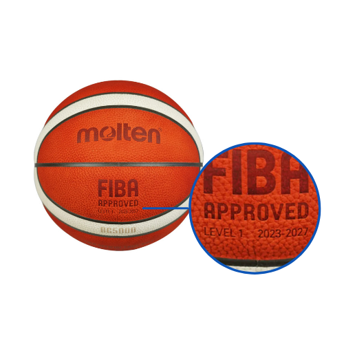 Molten BG5000 7號籃球｜FIBA 官方認證比賽用球｜頂級真皮籃球
