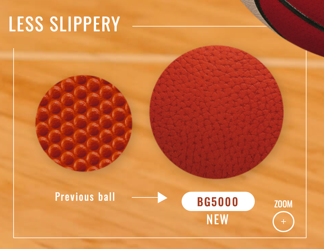 Molten BG5000 7號籃球｜FIBA 官方認證比賽用球｜頂級真皮籃球